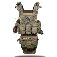 Бронежилет Phantom FRS Gen4 Charlie (6 клас + балістика 1 клас + фартух + 9 підсумків) Мультикам