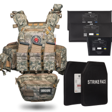 Бронежилет 6 класу «Ghost Gen4 V2» з балістичним захистом 1 класу, системою швидкого скидання + 9 підсумків, колір піксель