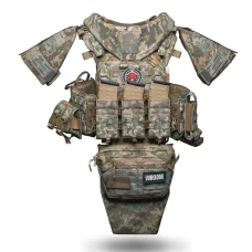 Бронежилет 6 класу "Ghost Gen4 V5" з балістичним захистом 1 класу, системою швидкого скидання + 9 підсумків, колір піксель