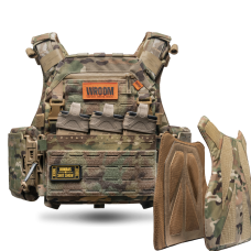 Плитоноска покращенна GHOST GEN5 PRO V1 з балістичний захист 1-го класу. Колір Мультикам/MultiCam