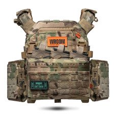 Плитоноска покращенна GHOST GEN5 з плакардом для AK/AR. з балістичним захистом 1-го класу. Колір Мультикам/MultiCam USA