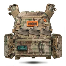 Плитоноска покращенна GHOST GEN5 V1+ з балістичний захист 2-го класу. Колір Мультикам/MultiCam USA