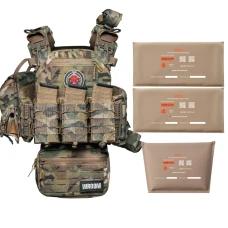 Плитоноска Neptun GEN4 V2+ мультикам, з балістичним захистом 2 класу, системою швидкого скидання + 9 підсумків