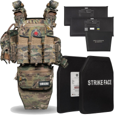 Бронежилет 6 класу Neptun GEN4 V3 із захистом паху, бічним захистом + 10 підсумків, колір мультикам