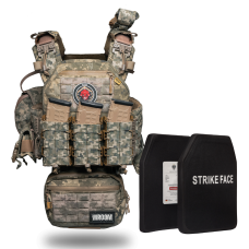 Полегшений бронежилет Neptun GEN4 V2  6 класу піксель, укомплектований, швидкоскидний + 9 підсумків