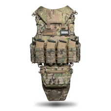 Бронежилет 6 класу OTAMAN GEN4 V4 зі збільшеною площею захисту, колір мультикам