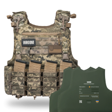 Полегшений бронежилет OTAMAN Gen4 V1, 1 класу із захистом боків, зі збільшеною площею захисту. Колір піксель