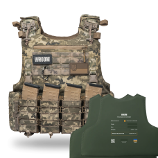 Полегшений бронежилет OTAMAN Gen4 V1+, 2 класу із захистом боків, зі збільшеною площею захисту. Колір піксель