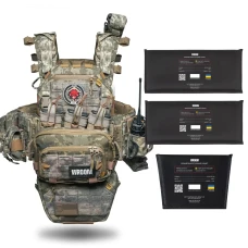 Плитоноска поліпшена Ghost Performance V2+ з балістичним захистом 2 класу + 9 підсумків, колір піксель