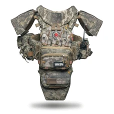 Бронежилет 6 класу Ghost Perfomance V5 з балістичним захистом 1 класу, системою швидкоскид + 9 підсумків, колір піксель