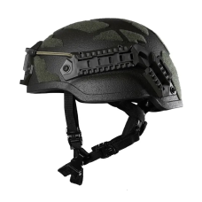 Шолом кевларовий Combatant Middle Cut з додатковим захистом. Колір Оливковий