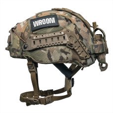 Кевларовий шолом SESTAN BUSCH MID CUT BK-ACH-HC із збільшеним захистом з кавером мультикам. Колір Койот