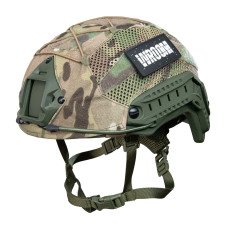 Балістичний шолом (каска) FAST NIJ IIIa оливковий з кавером мультикам PRO