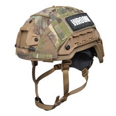 Кевларовий шолом ARCH NIJ IIIa, колір койот + кавер мультикам