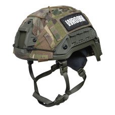 Кевларовий шолом ARCH NIJ IIIa, колір оливковий + кавер мультикам