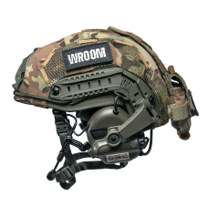 Балістичний шолом (каска) FAST NIJ IIIa з навушниками M32 (X), оливкові + кавер мультикам