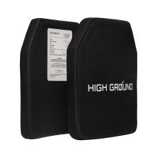 Плити 6 клас розмір 25x30 см М, 2.8 кг, High Ground, комплект 2 шт, Чорний