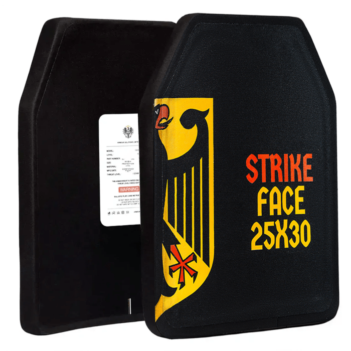 Комплект Оновлених бронеплит Armour Solution High-Class кераміка 6 клас ДСТУ 2.85 кг розмір 25x30 см М, комплект 2 шт