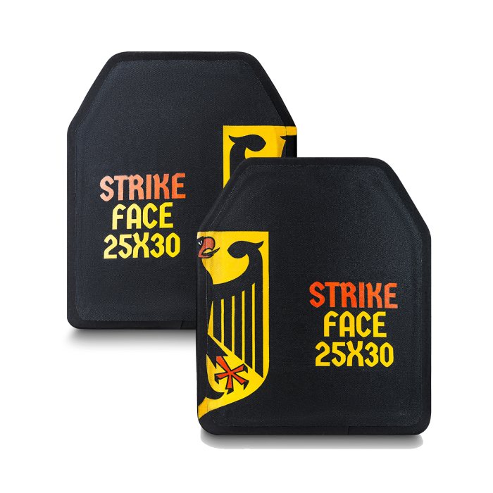 Комплект Оновлених бронеплит Armour Solution High-Class кераміка 6 клас ДСТУ 2.85 кг розмір 25x30 см М, комплект 2 шт