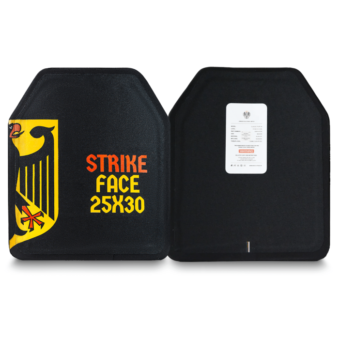 Комплект Оновлених бронеплит Armour Solution High-Class кераміка 6 клас ДСТУ 2.85 кг розмір 25x30 см М, комплект 2 шт