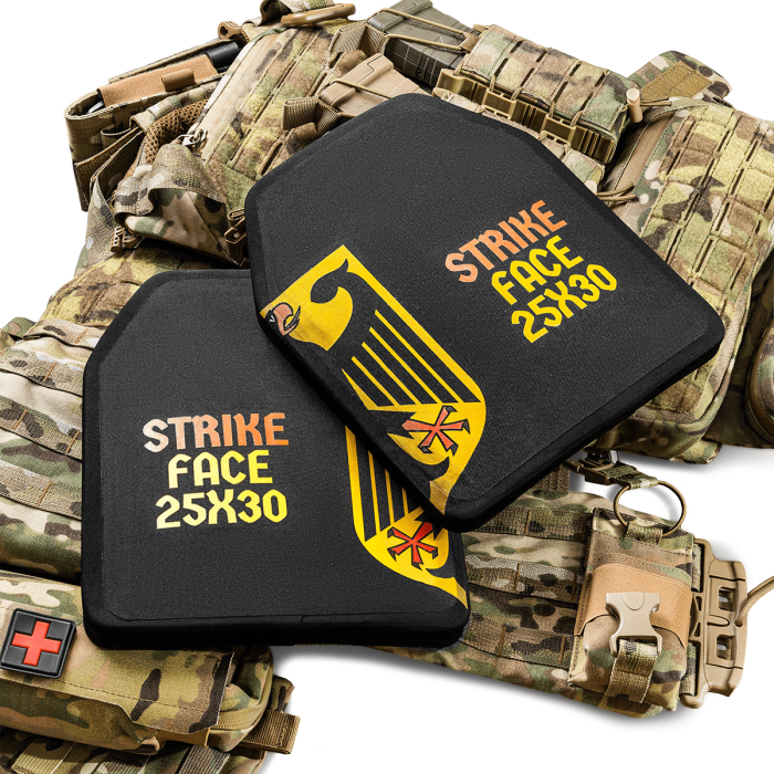 Комплект Оновлених бронеплит Armour Solution High-Class кераміка 6 клас ДСТУ 2.85 кг розмір 25x30 см М, комплект 2 шт