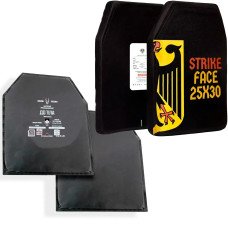 Комплект бронеплити та балістика, NEW Armour Solution High-Class кераміка 6 клас, та балістика HG 2 клас ДСТУ, розмір 25x30 см М