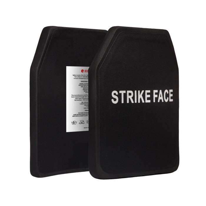 Бронеплити керамічні ELMON, клас захисту NIJ IV (6 клас ДСТУ), розмір 25x30 см (M), вага 2.8 кг