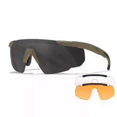 Тактичні балістичні  окуляри Wiley X Saber Advanced. Колір Оливковий