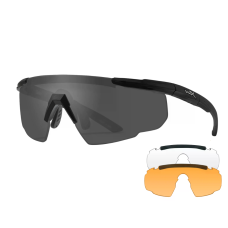 Тактичні балістичні окуляри Wiley X Saber Advanced. Колір Чорний 