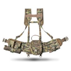 Ремінно-плечова система (РПС) Neptun V3, укомплектована підсумками, з системою MOLLE, колір мультикам