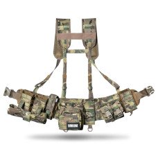 Ремінно-плечова система (РПС) Neptun V3 MAX, укомплектована підсумками, з системою MOLLE, колір мультикам