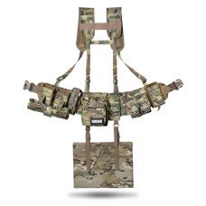 Ремінно-плечова система (РПС) Neptun V4 MAX, укомплектована підсумками, з системою MOLLE, колір мультикам