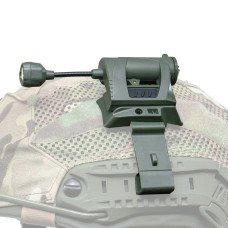 Тактичний ліхтарик на шолом. Оливковий